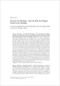 ET-Studies Die Seele der Theologie-Jost